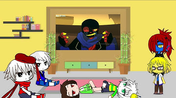 undertale react to error vs xtale chara ||gcrv||