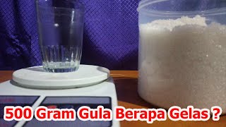 How Many Glasses Is 500 Grams of Sugar Measuring 500 Grams of Granulated Sugar Using a Standard ...