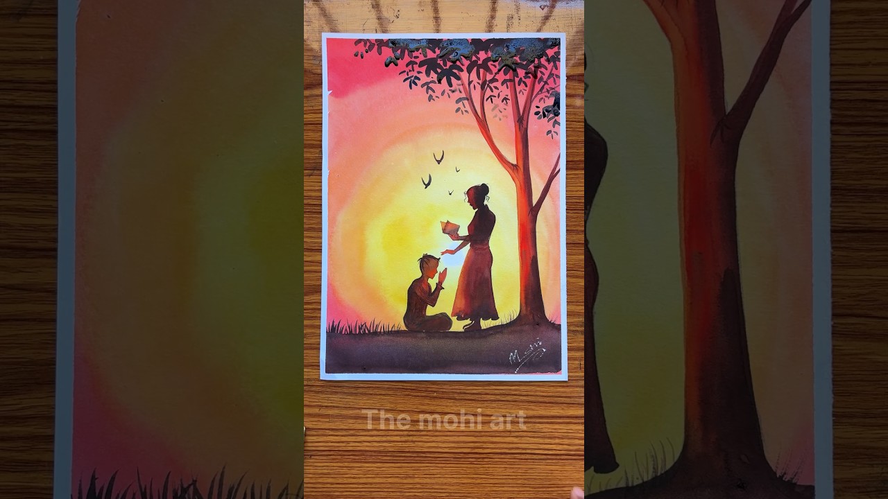 Teachers day painting / teachers day, special drawing 