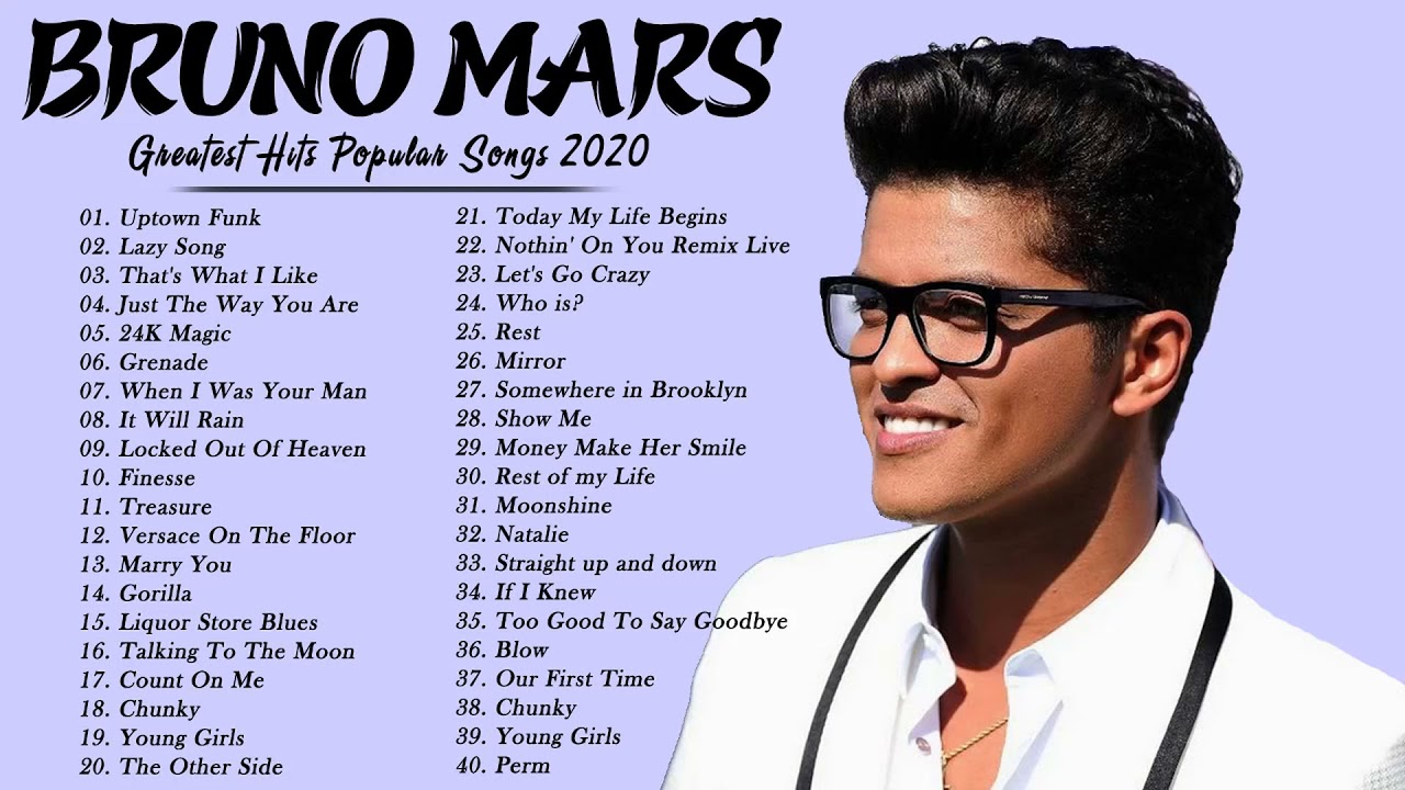 Bruno Mars Greatest Hits Full Album 2021 Best Songs Of Bruno Mars