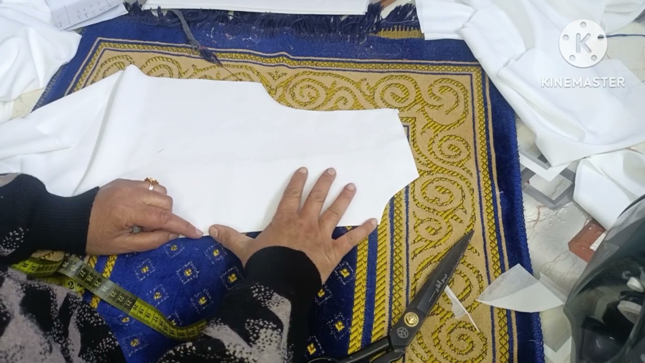 ترتيب صدر الدشداشة الولادي وفصال الياخة