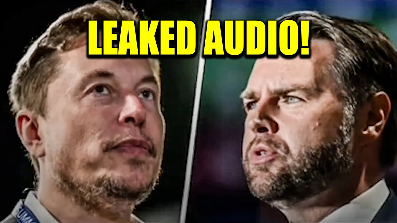Jd vance caught on leaked audio losing it over elon musk control