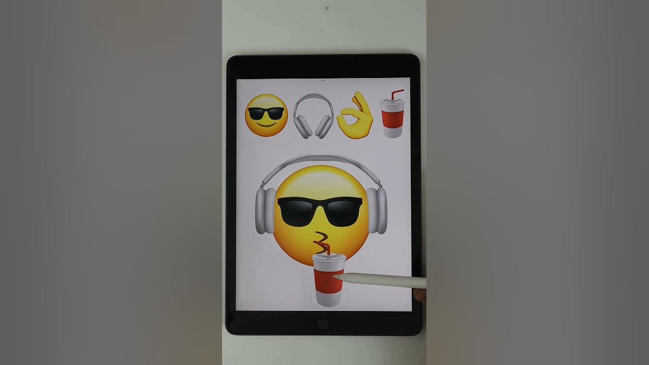 Name this emoji 😎🥤#digitalart #funny #shorts #emojichallange