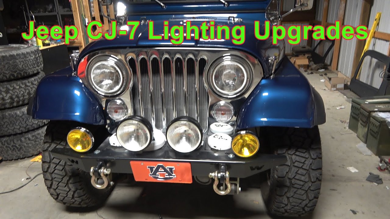 Jeep CJ7 LED Lighting Upgrades (CJ, YJ, TJ, XJ) YouTube