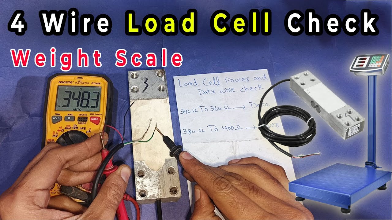 Load Cell Kaisy Check Karein? | 4 Wire Load Cell Testing#weightscale # ...