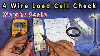 Load Cell Kaisy Check Karein | 4 Wire Load Cell Testing#weightscale #loadcell #testing