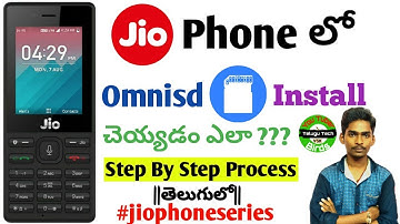 How to install Omnisd in Jio Phone Step by Step in Telugu