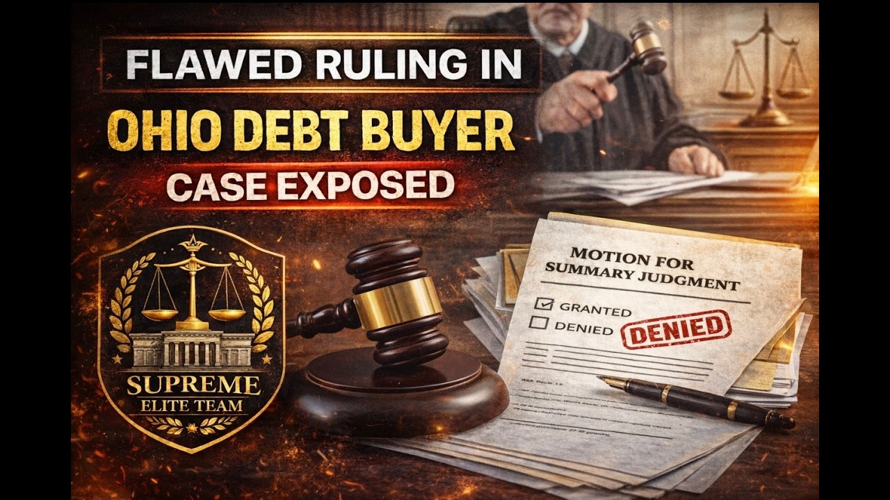 👉 You Can Be Right… And Still Lose in Court | Debt Buyer Case EXPOSED ...