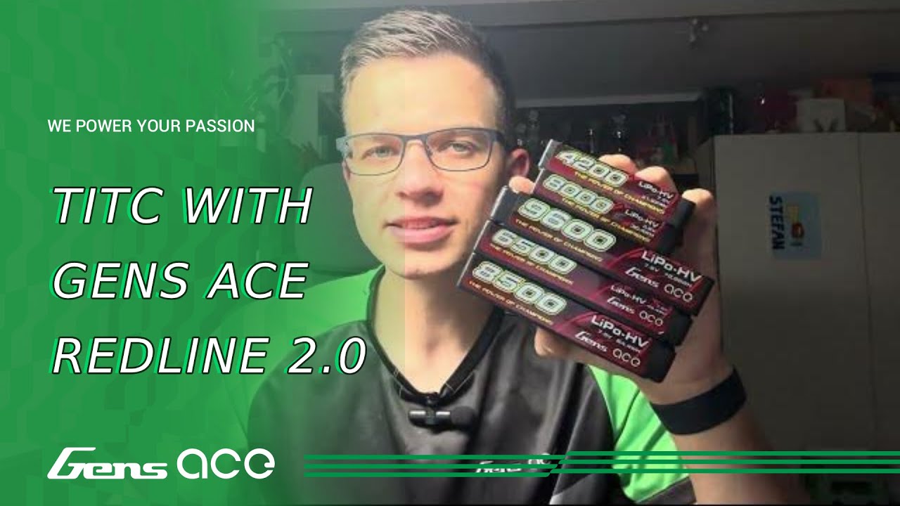 Gens ace 6200mAh 2S1P 140C 7.6V HardCase HV Redline 2.0 Series