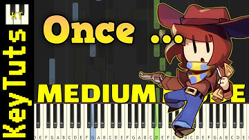 Once Upon a Truthful Time [Undertale Yellow] - Medium Mode [Piano Tutorial] (Synthesia)