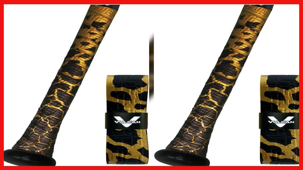 Great product Vulcan Bat Grip, Vulcan 1.75mm Bat Grip, Breaking Gold