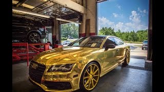 Butler Tire : Dennis Schröder's GOLD Audi A7 on 22" Wheels
