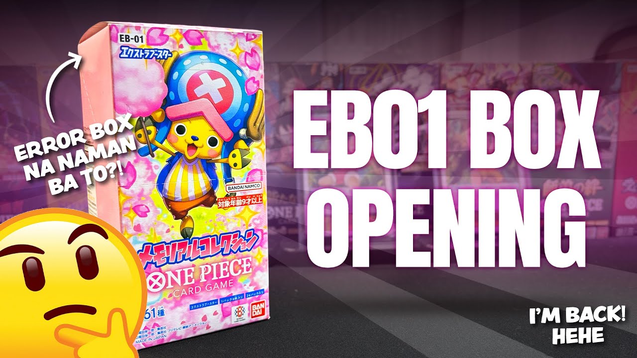 EB01 Box Opening | Pwede pala to?! 😱 Alt Art + Secret Rare in One Box?! | One Piece TCG Philippines