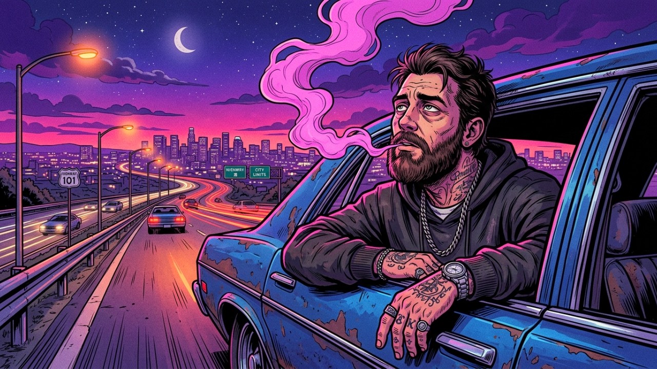 "Highway Haze" Playlist — 420 Vibe Music | Chill Rap • Bluesy Hip-Hop • Stoner Mood