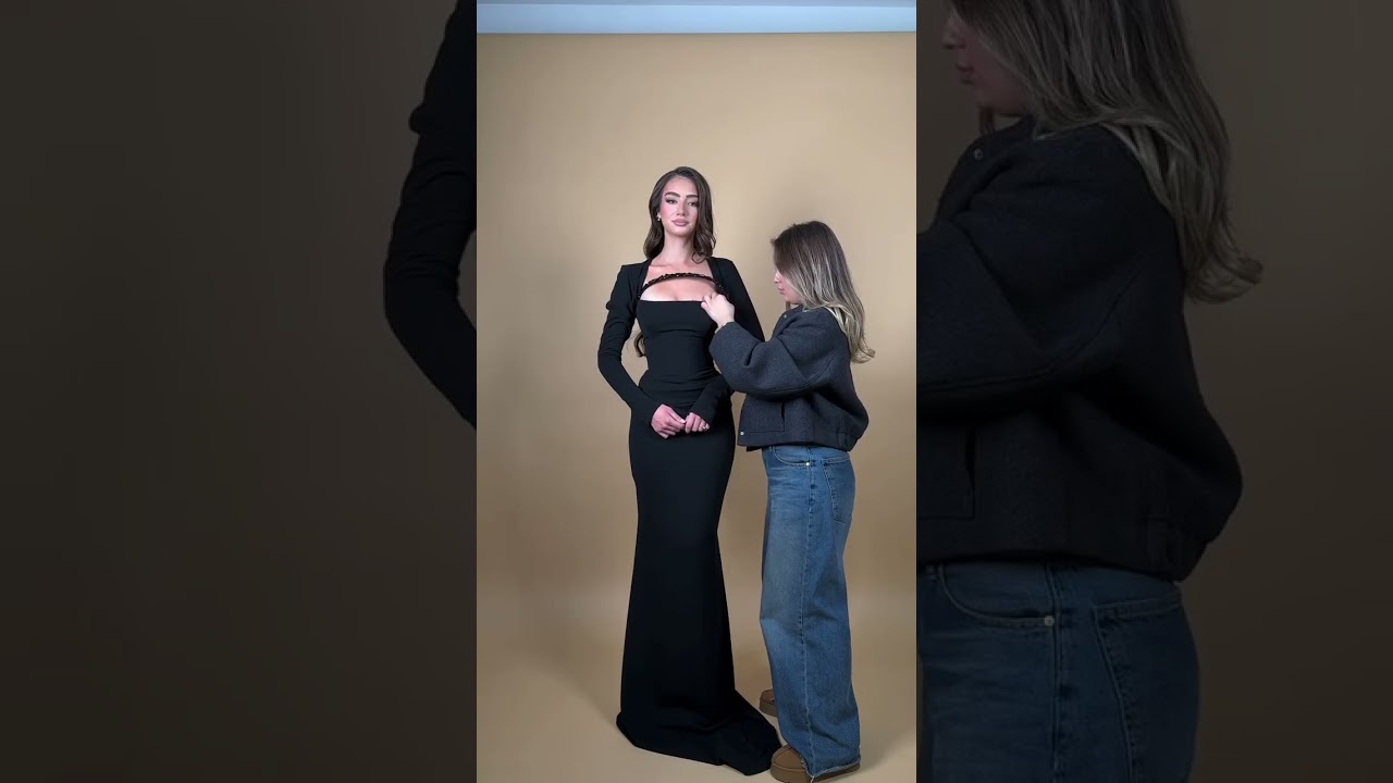 Share with a friend or tag someone who would redefine elegance in this timeless silhouette! To