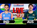 🔴India vs Australia, 5th T20 | Live Cricket Match Today | IND vs AUS Live | Iqbal Sports Commentary