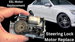 Mercedes W204 Electric Steering Lock (ESL) Motor Repair & Replacement – Part 2