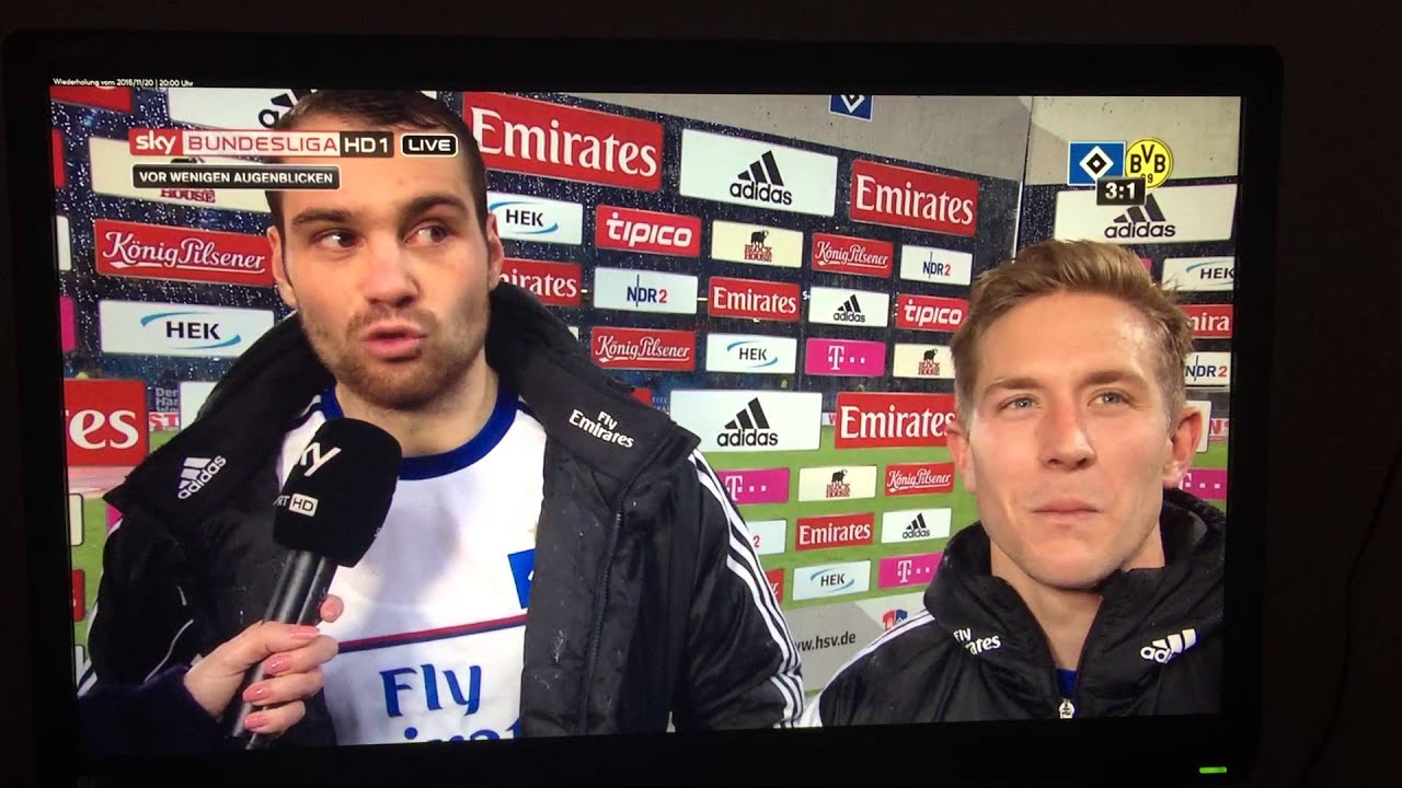 Interview Lasogga & Holtby | HSV - BVB 3:1 | 20.11.2015 | Superman