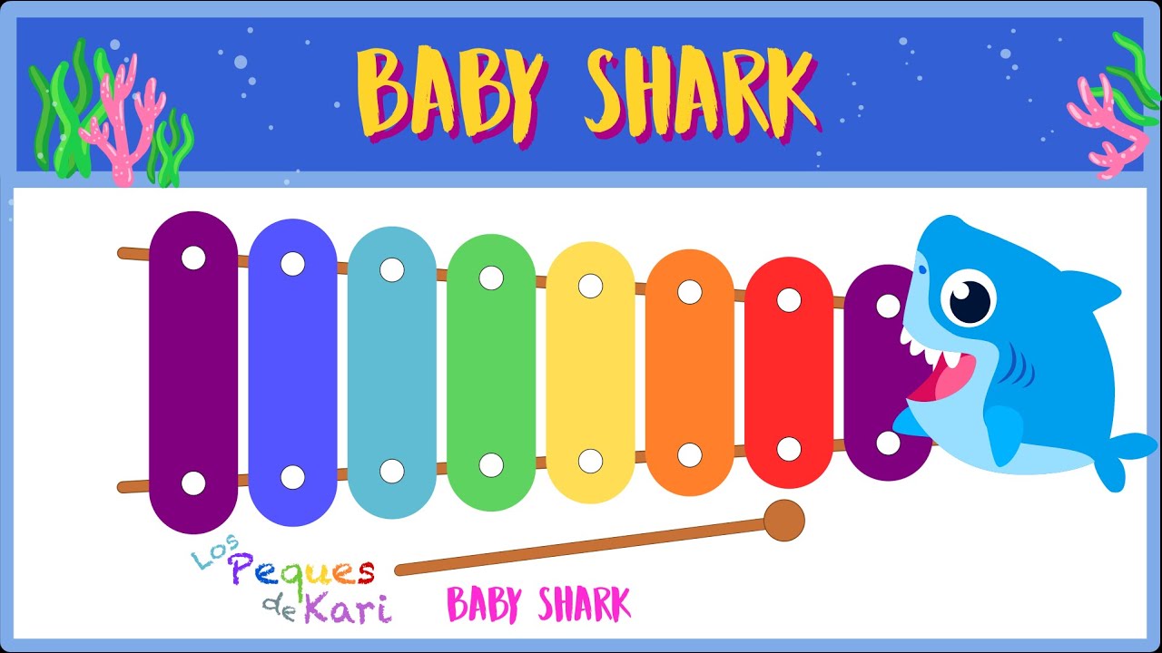 👏 Toca las notas de Baby Shark en tu Xilófono 💧🦈