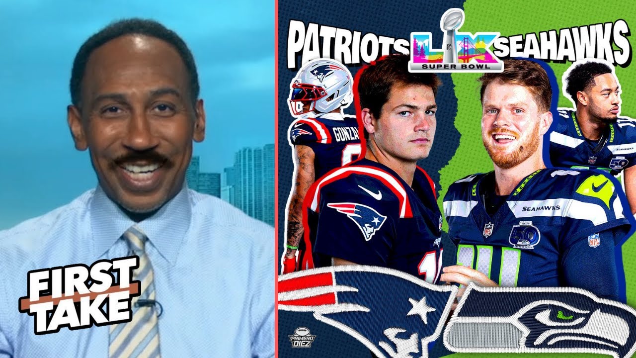 FIRST TAKE | No chance for Drake Maye! - Stephen A. claims Seahawks will beat Pats to win Super Bowl