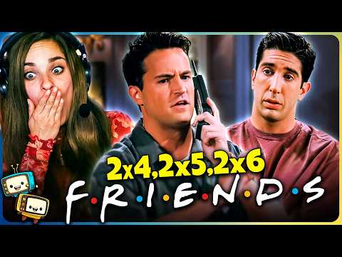 FRIENDS (1994) Season 2 Episodes 2x4, 2x5, & 2x6 Reaction! | First Time Watch!