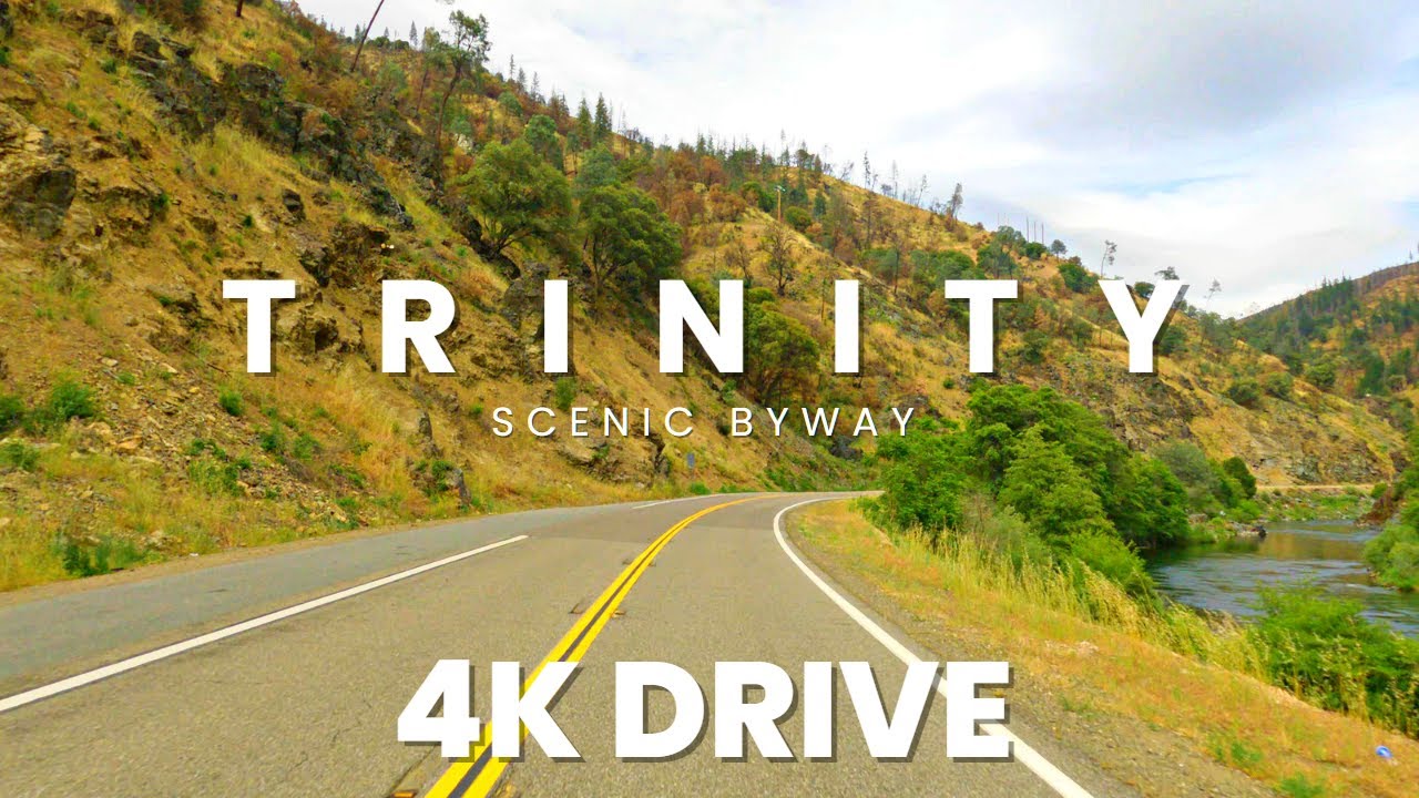 Trinity Scenic Byway Shasta-Trinity National Forest Scenic Drive to Redding SR299 4K Driving Tour