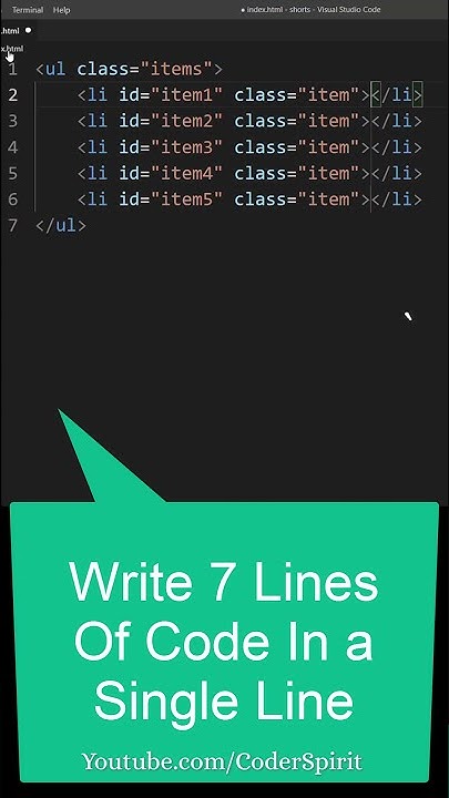 How To Write HTML Code Faster ? #Shorts #html #css - YouTube