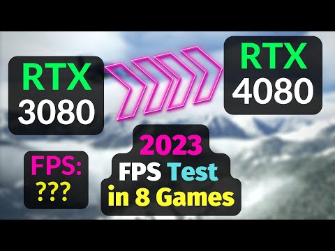 RTX 3080 vs RTX 4080 TEST in 8 Games 2023 - 1080p 1440p 4K / DLSS 3 Ray Tracing / 7800X3D