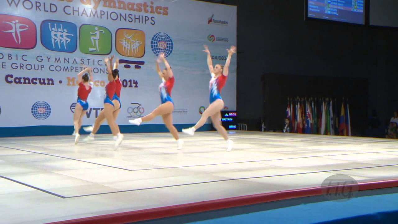 GREAT BRITAIN Group 2014 Aerobic Worlds, Cancun (MEX