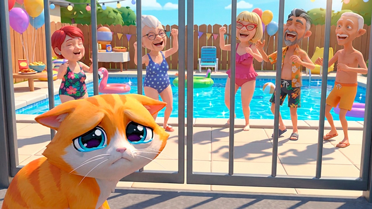 😿 FUI EXPULSO DA FESTA NA PISCINA!