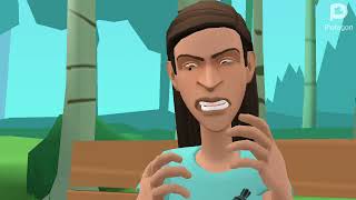 Total drama plotagon S11 E19 spilling some tea in a rowboat