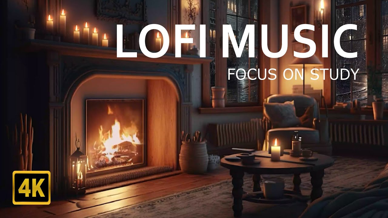 Escape to a Cozy Cabin Relaxing Fireplace Lofi Music YouTube