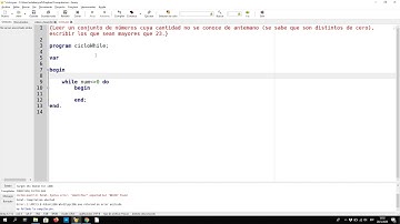 Video 5: Ejemplo 1 While- Programación en Pascal