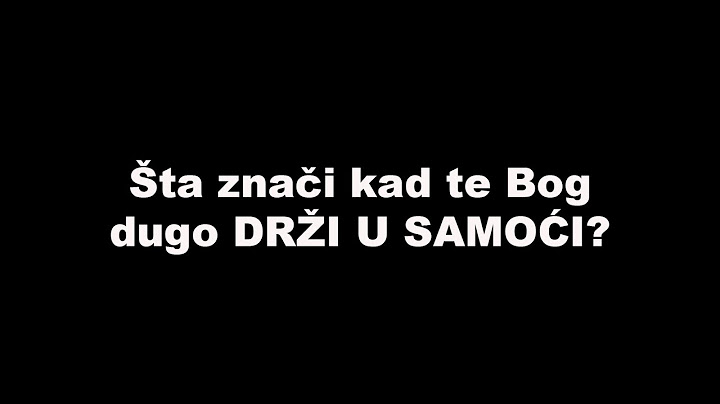 Šta znači kad te Bog dugo DRŽI U SAMOĆI / SrceTerapija sa Šaptačem