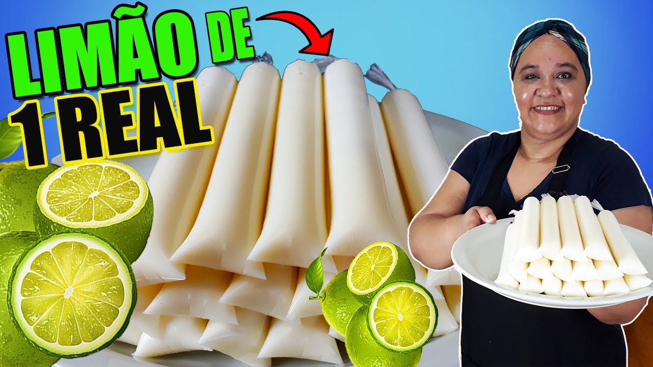 Receita de Geladinho de Limão - Receitas ChocoMeUp!