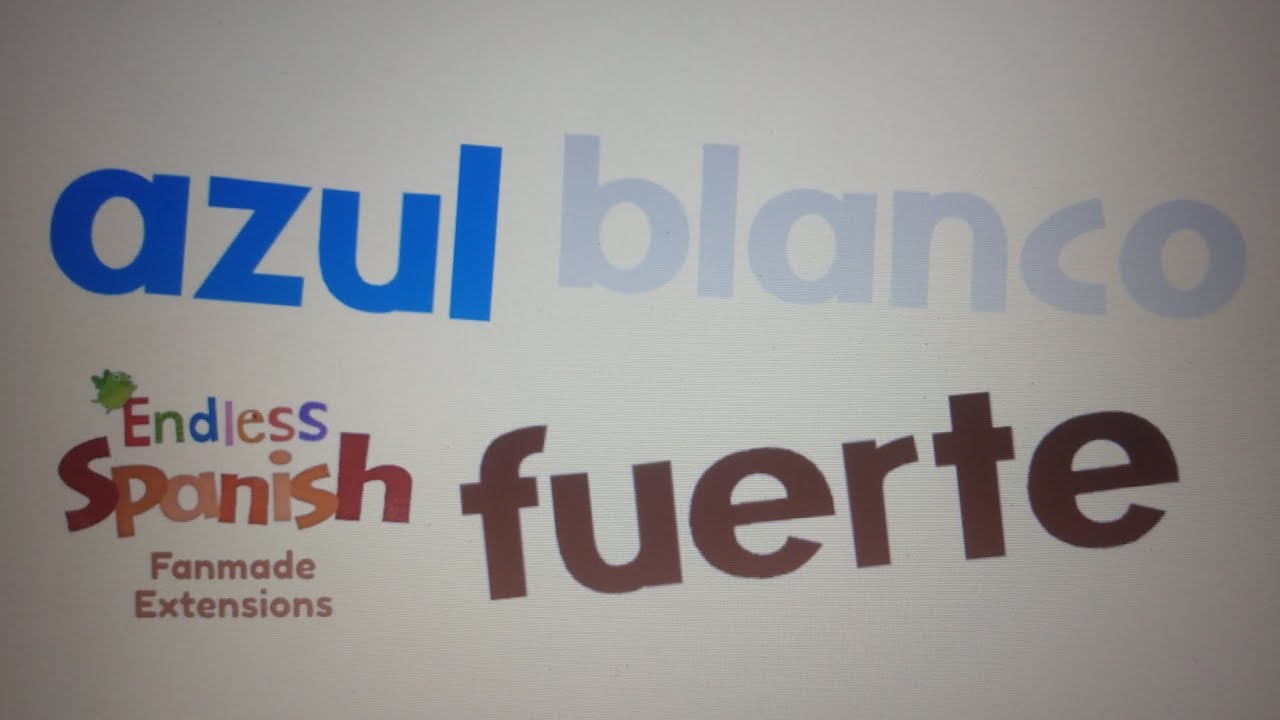 Endless Spanish fanmade words (a-i) (read desc)