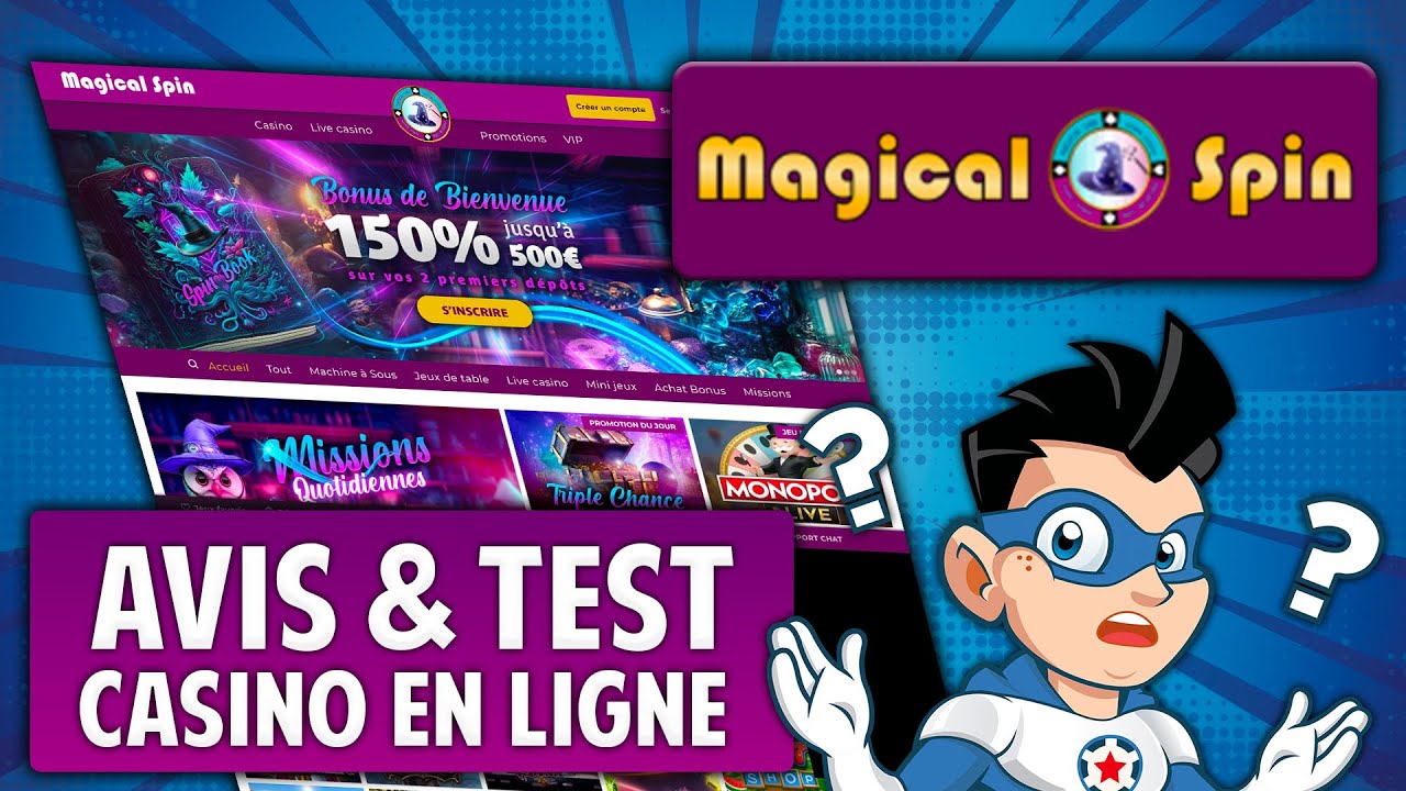 Interface du bonus Magical Spin