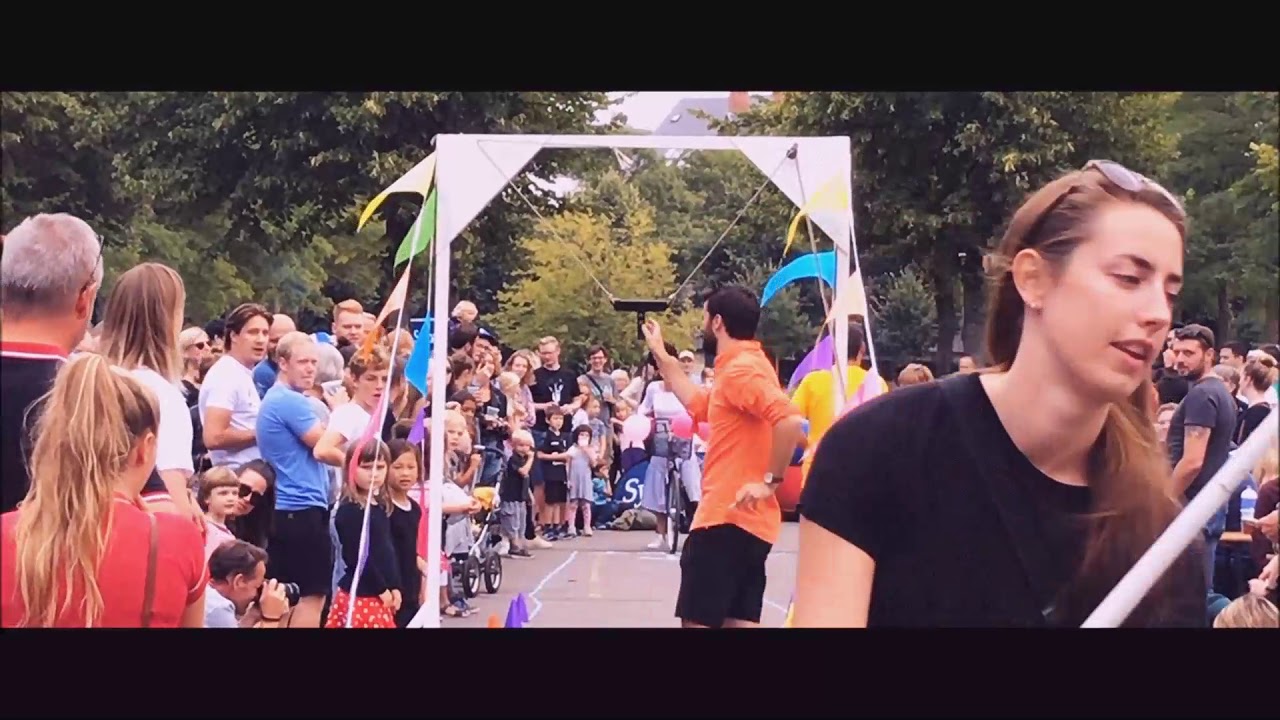 Funny bikng in Copenhagen; Vesterbro Ringridning