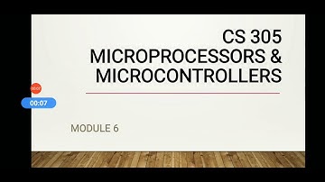 CS 305 Addressing modes & Instruction Set in 8051