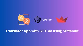 Translator App with GPT-4o using Streamlit & LangChain | Generative AI Tutorial