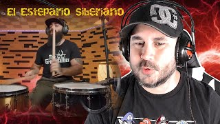 El Estepario Siberiano Blinding Lights Drum Cover by The Weeknd REACTION