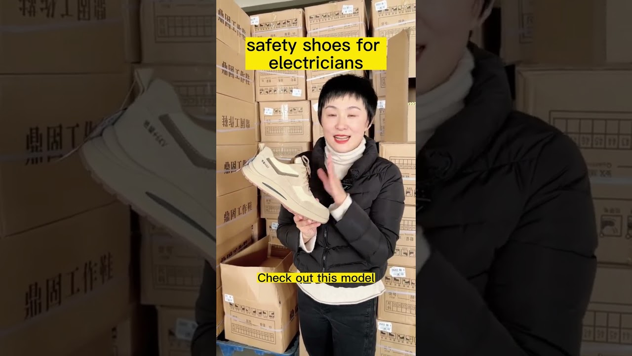 Safety shoes for electricians!