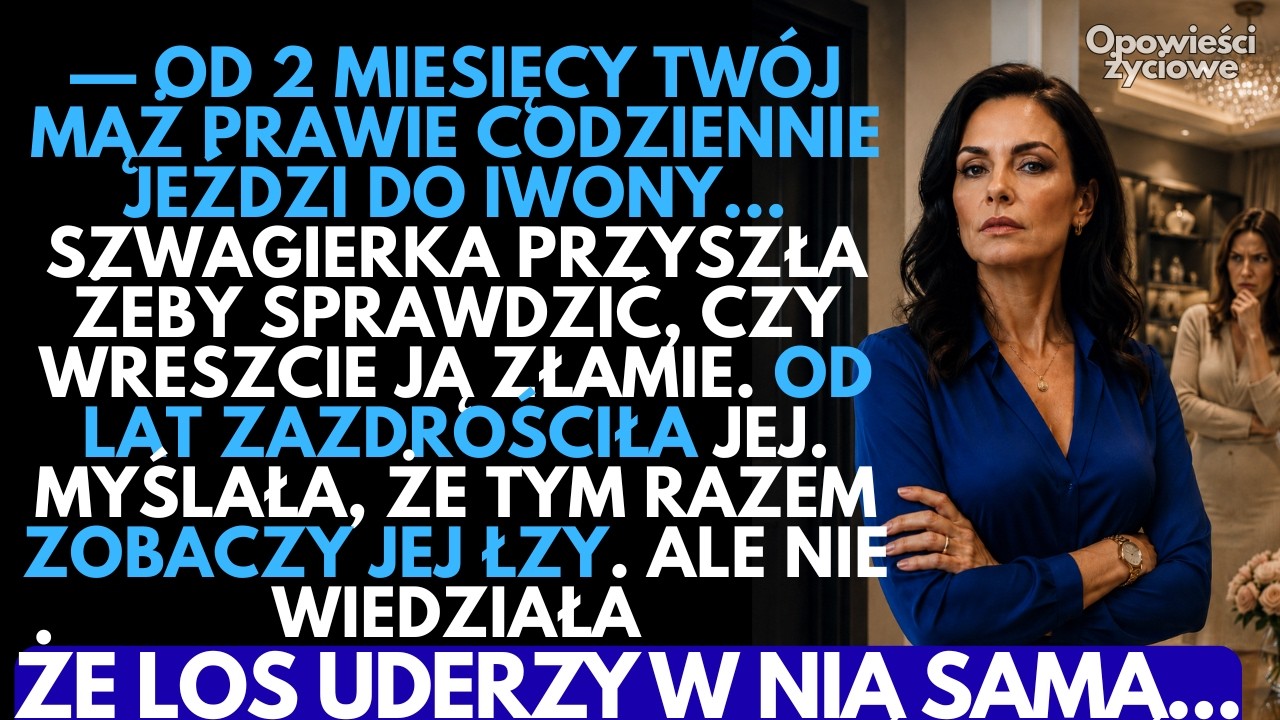W sobotę rano moja szwagierka przyszła na kawę i z uśmiechem oznajmiła: „Wiesz, Robert od dwóch miesięcy prawie co wieczór jeździ do Iwony. Pociesza ją, po przyjacielsku. Ale ty chyba nie...