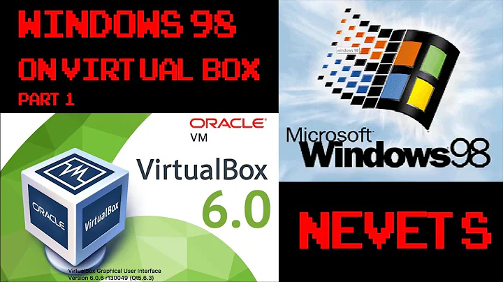 Windows 98 on VirtualBox - How to do it properly. 32bit Graphics and ACPI. NEW Version 6