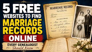 5 Free Websites to Find Marriage Records Online | Every Genealogist Should Know