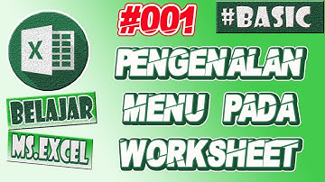 Tutorial Mengenal Menu Dan Ikon Pada Microsoft Excel - Tutorial Microsoft Excel Untuk Pemula