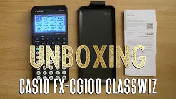 Unboxing - Casio fx-CG100 Classwiz Graphic Calculator
