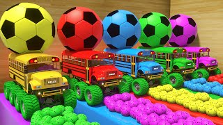 Bingo Song + Humpty Dumpty Song - Soccer ball shaped wheels - Baby Nursery Rhymes & Kids Songs