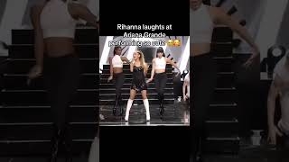 Famous Rihanna laughs at Ariana performing so cute #shorts Net Worth