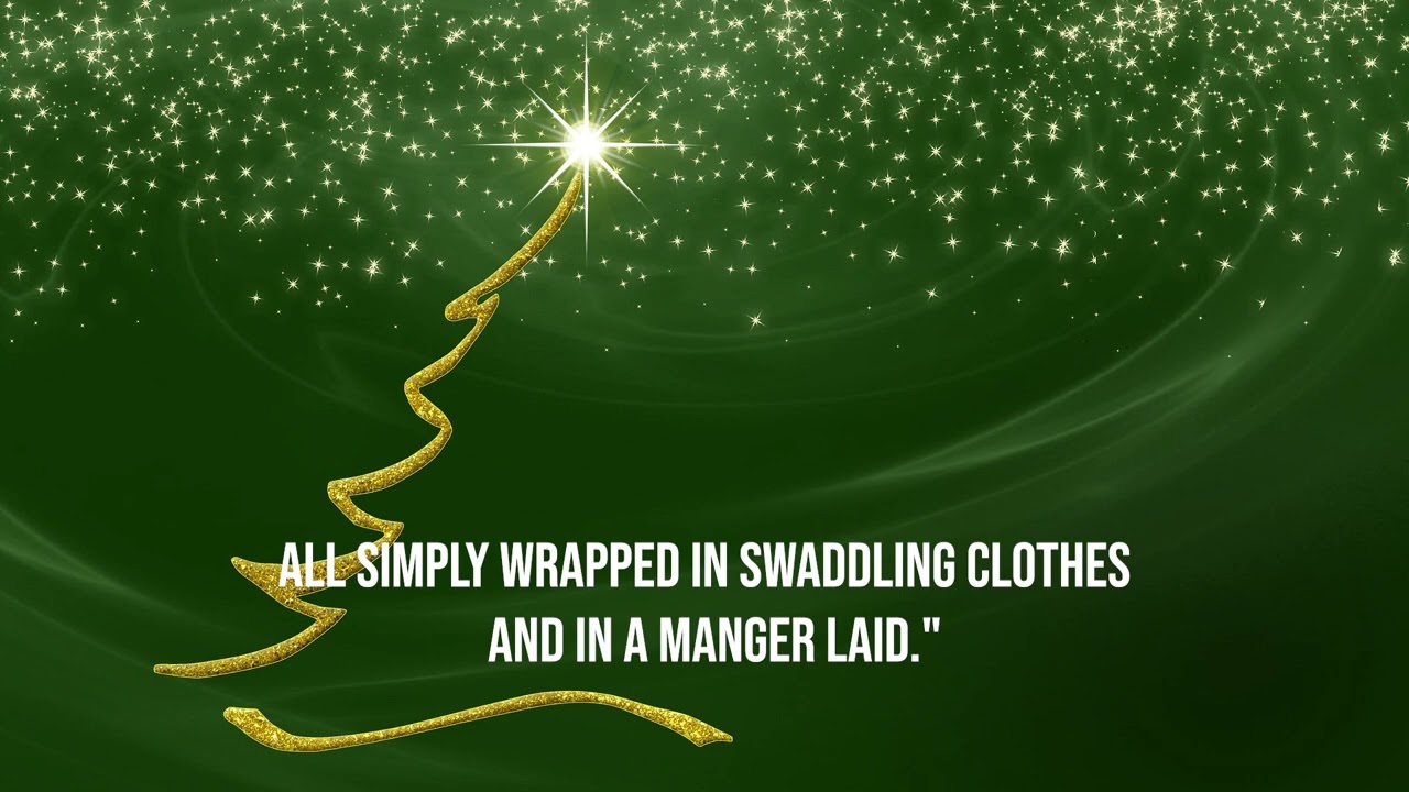 While Shepherds Watched Their Flocks / Christmas piano instrumental with lyrics